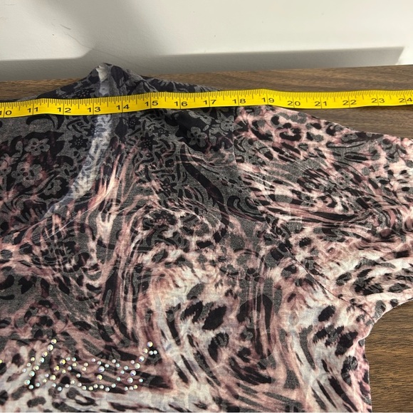 Y2K Women's Animal Print Top XXXL - Picture 7 of 11